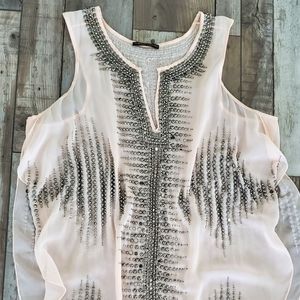 Alberto Makali beaded tunic size L